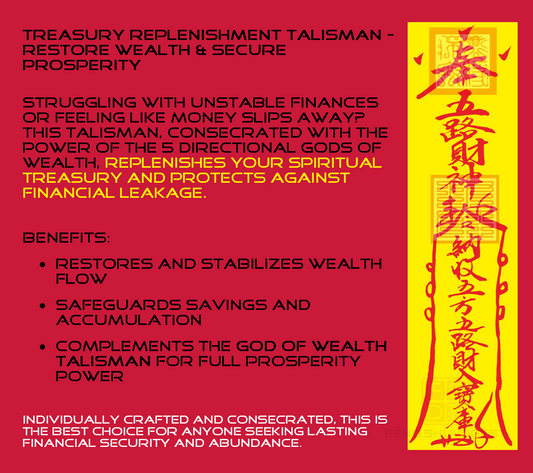 Wealth Reservoir Shield Talisman