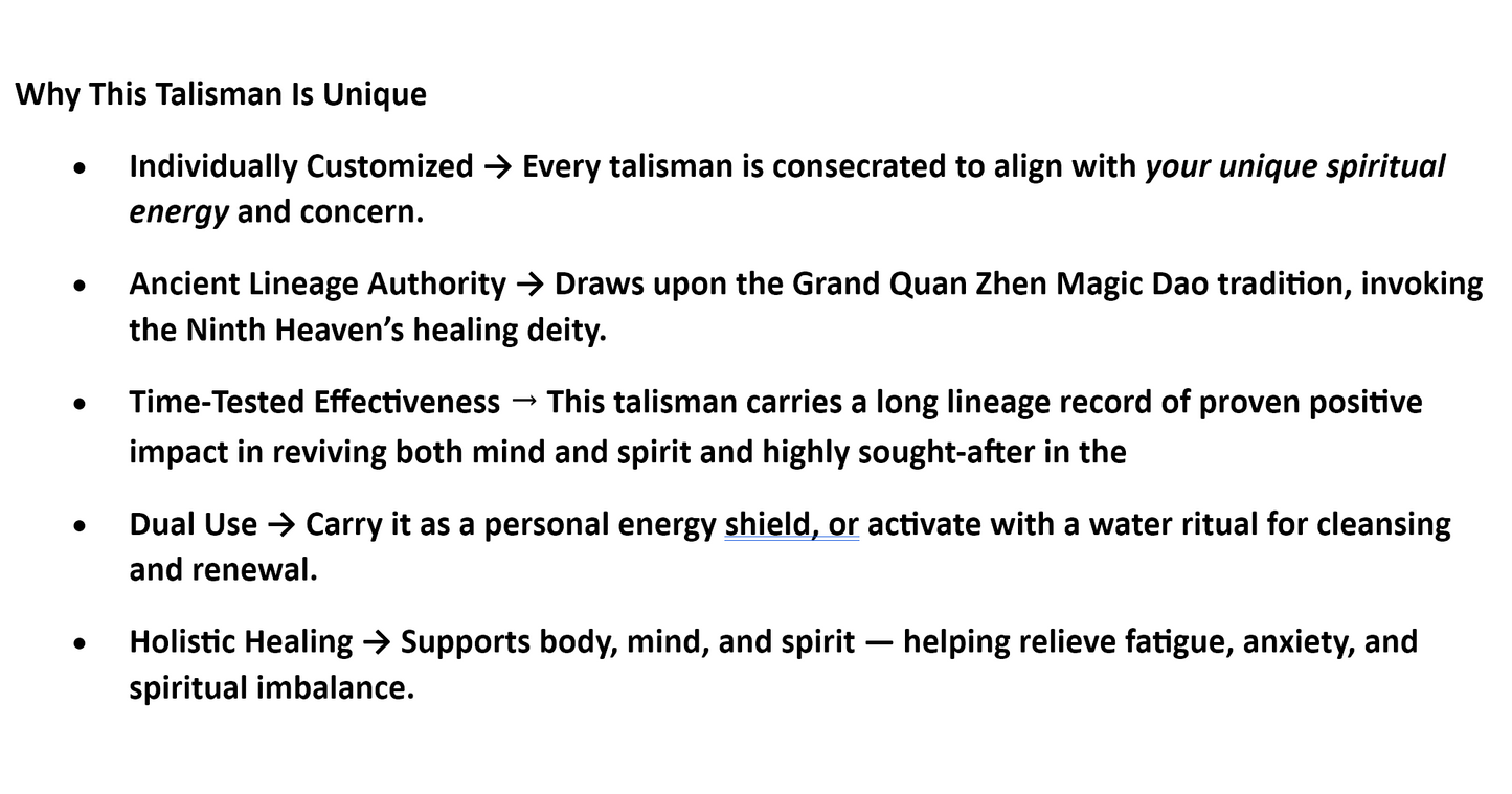 Divine Radiance Soul-Temple Talisman