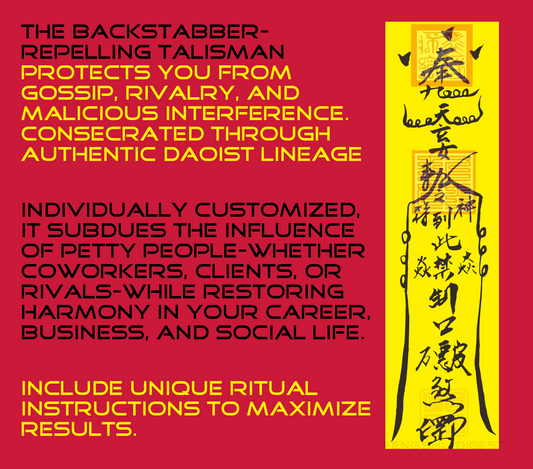 Backstabber-Repelling Talisman