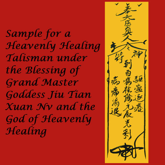 Consecrated Heavenly Healing Talisman for Health