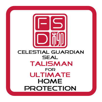 Consecrated Celestial Guardian Seal Protection Talisman for Ultimate Home Protection