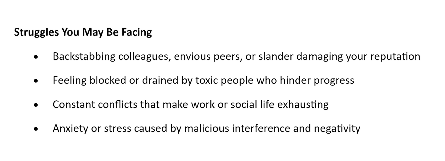 Backstabber-Repelling Talisman