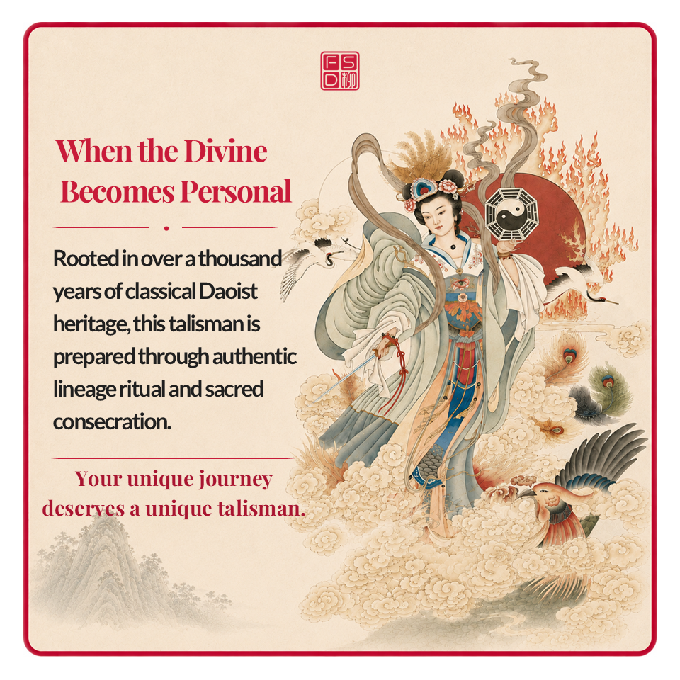 Authentic Daoist lineage talisman prepared for helpful people luck, noble support, mentors, clients, referrals, career opportunities, and personalized ritual support.