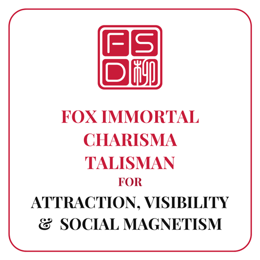 Fox Immortal Charisma Talisman for attraction, visibility, social magnetism, popularity, and audience appeal