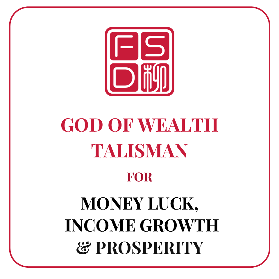God of Wealth Talisman for money luck, income growth, prosperity, and wealth opportunities